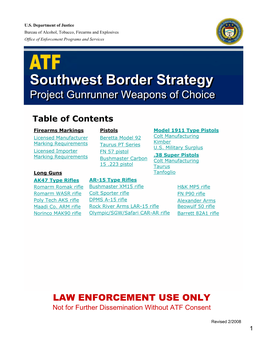 Southwest Border Strategy