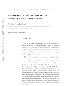 Halpha Imaging Survey of Wolf-Rayet Galaxies: Morphologies and Star Formation Rates