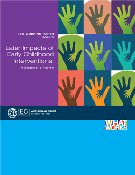 Later Impacts of Early Childhood Interventions: a Systematic Review