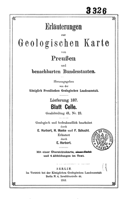 Geologiscmhen Karte