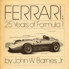 25 Years of Formula by John W Barnes, Jr