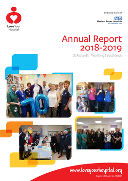 Annual Report 2018-2019 St Richard’S | Worthing | Southlands