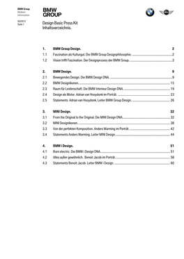 Design Basic Press Kit Inhaltsverzeichnis