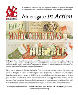 Aldersgate in Action