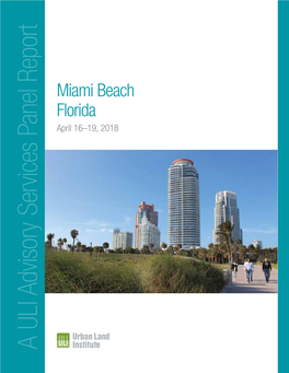 A ULI Advisory Services Panel Report