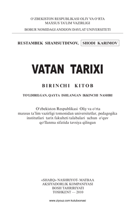 Vatan Tarixi