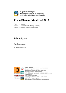Plano Director Municipal 2012