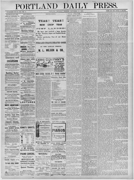 Portland Daily Press: September 11,1879