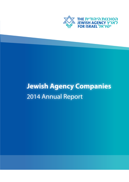 Jewish Agency Companies 2014 Annual Report