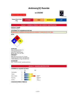 Antimony(V) Fluoride