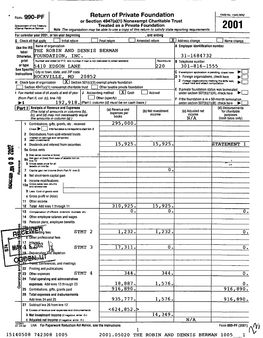 Return of Private Foundation Fom~ 9090-PF