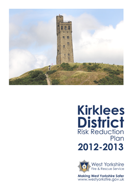 Kirklees Risk Reduction Plan 2012