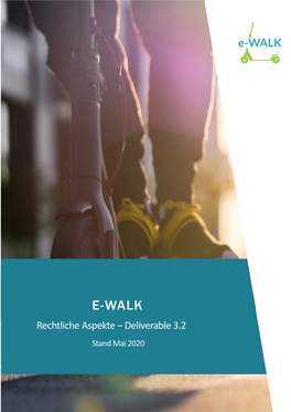 E-WALK Rechtliche Aspekte – Deliverable 3.2