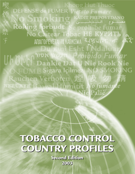 Tobacco Control Country Profiles