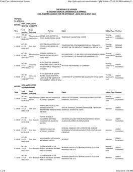 Court Case Administration System