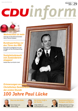 100 Jahre Paul Lücke