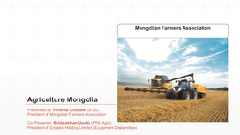 Agriculture Mongolia