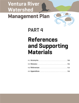 References and Supporting Materials