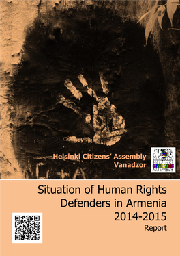 Situation of Human Rights Defenders in Armenia 2014-2015 Report