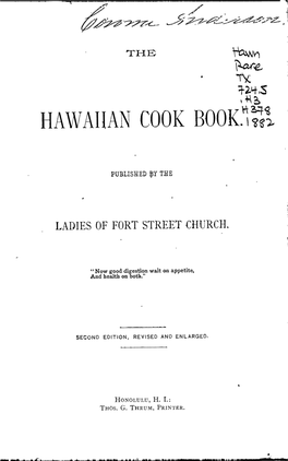 The Hawaiian Cook Book.Pdf