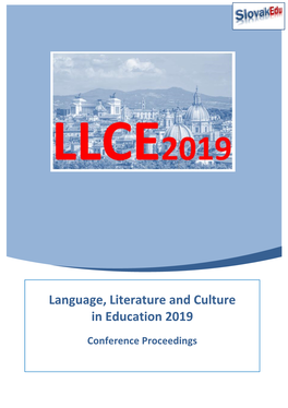 Language, Literature and Culture in Education 2019