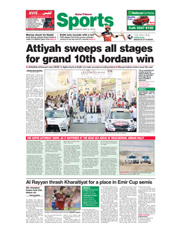 Attiyah Sweeps All Stages for Grand 10Th Jordan