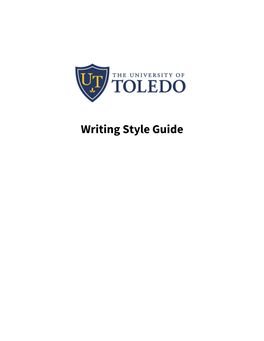 Download Utoledo Writing Style Guide