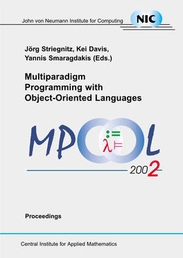 Multiparadigm Programming with Object-Oriented Languages