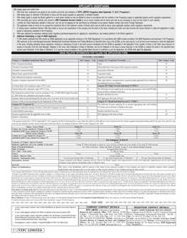 Applicant's Undertaking Ntpc Limited
