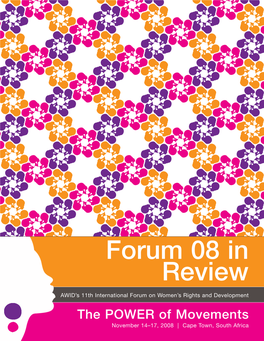 Forum 08 in Review