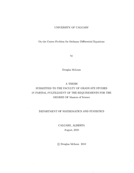 On the Center Problem for Ordinary Differential Equations