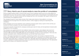 Kent's Use of Social Media to Raise The