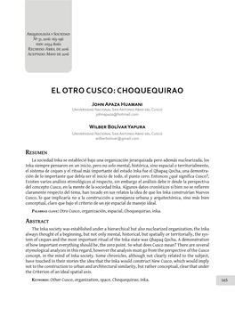 El Otro Cusco: Choquequirao