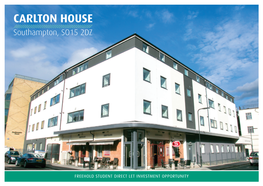 CARLTON HOUSE Southampton, SO15 2DZ