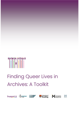 Finding Queer Lives in Archives: a Toolkit