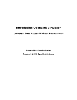 Virtuoso White Paper