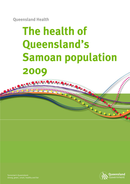 The Health of Queensland's Samoan Population 2009