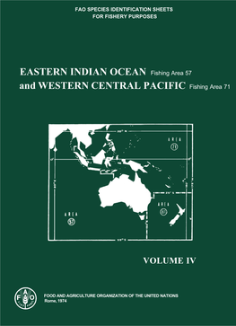 EASTERN INDIAN OCEAN Fishing Area 57 and WESTERN CENTRAL
