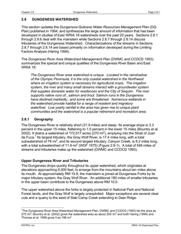 2.8 Dungeness Watershed Page 2.8-1