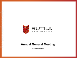 Rutila Resources Ltd