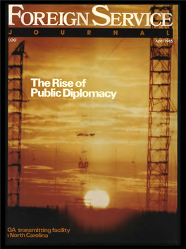 The Foreign Service Journal, April 1985