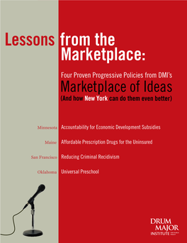 Lessons from the Marketplace