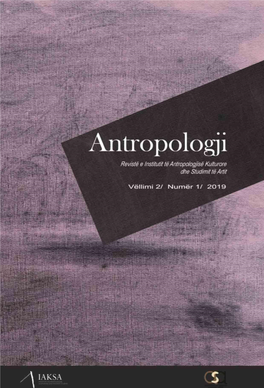 ANTROPOLOGJI Vëll. 2 Nr. 1 – 2019