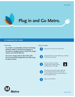 Metro EV Charge Stations