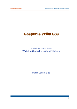 Goapuri & Goa Velha