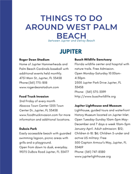 Things to Do Around West Palm Beach