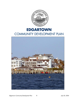 Edgartown Community Development Plan