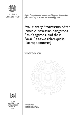 Evolutionary Progression of the Iconic Australasian Kangaroos, Rat-Kangaroos, and Their Fossil Relatives (Marsupialia: Macropodiformes)