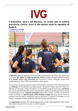 Il Vostro Giornale - 1 / 6 - 01.10.2021 2