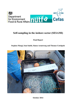 Self-Sampling in the Inshore Sector (SESAMI)